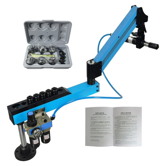 M3-M12 Universal 360Pneumatic Tapping Machine Pneumatic Touch Tapping Machine Drilling Milling Tapping Machine