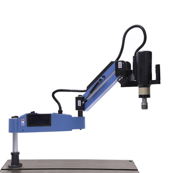 M3-M16 Electric Tapping Machine Tapper Tapping Arm Universal 360 Degree 375RPM High Speed Tap Collets Included