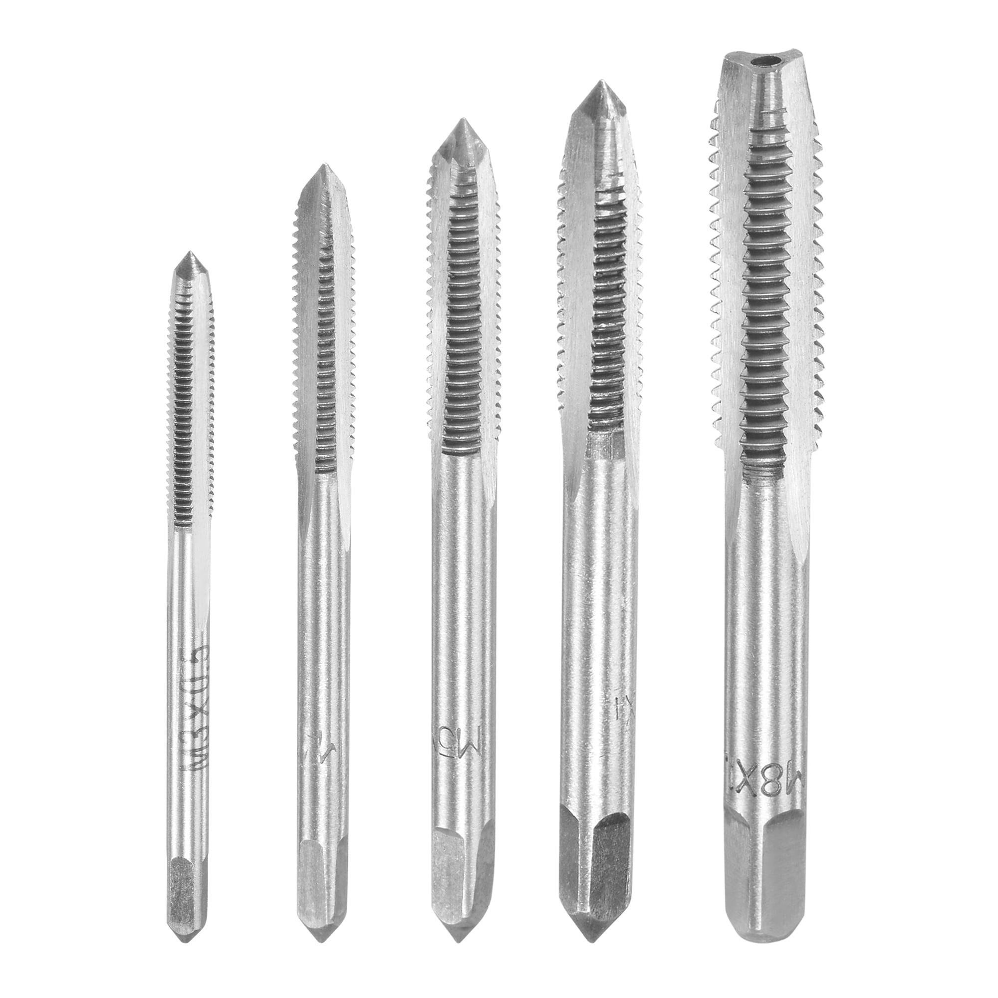 M3 M4 M5 M6 M8 Hand Threading Tap Set Highspeed Steel Straight Flutes