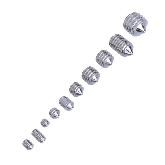 M3,M8 Stainless Steel Grub Screw Set , Durable, Burr,Free, Compact Storage Case