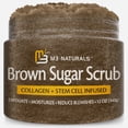 thumbnail image 1 of M3 Naturals Brown Sugar Exfoliating Body Scrub with Collagen and Stem Cell, 12 oz, 1 of 7
