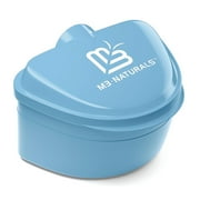 M3 Naturals Denture Bath Case and Retainer Case | FSA HSA Approved Denture | Spill-Free Portable Retainer Cleaner Case