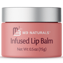 M3 Naturals Infused Lip Balm | Lip Butter with Collagen | Lip Balm & Moisturizer Treatment | Instantly Hydrating Lip Balm for Dry, Cracked and Chapped Lips, 0.5 oz