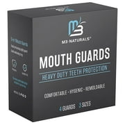 M3 Naturals Mouth Guard for Teeth Grinding | Dental Mouth Night Guards for Teeth Grinding & Clenching During Sleep - BPA-Free Sleep Mouthpiece for Heavy Duty Teeth Protection