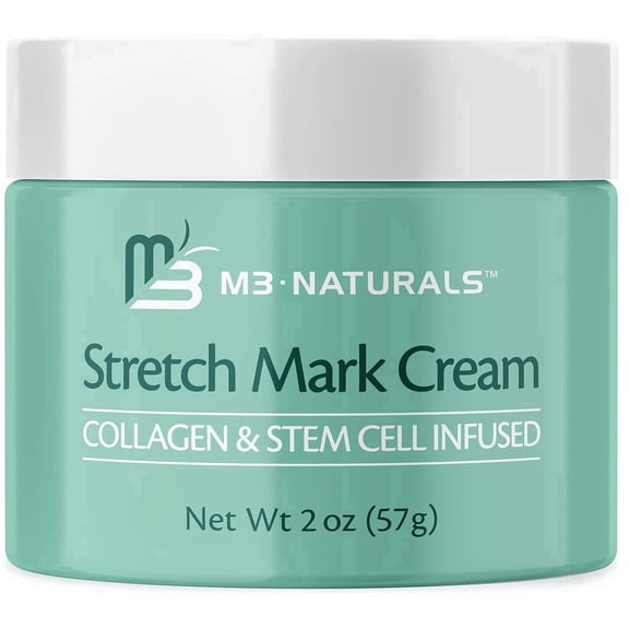 M3 Stretch Mark Maternity Cream with Collagen and Stem Cells, 2 oz