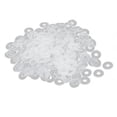 thumbnail image 1 of M3 PE Plastic Flat Washers Spacers Gaskets Fastener Clear 200PCS, 1 of 2