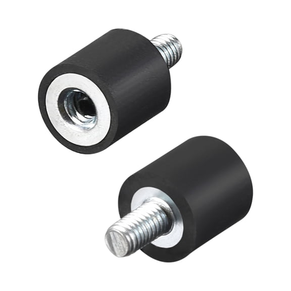 M3 Rubber Vibration Isolators Mounts Shock Absorber 8 x 8mm 2pcs