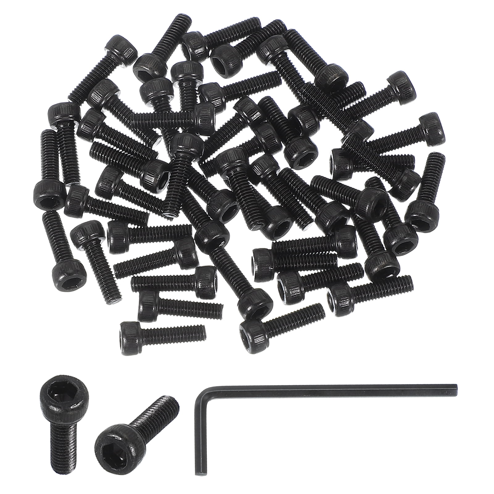 M3 x 10mm Hex Socket Head Screws Cap Bolt, 50 Pack 12.9 Grade Carbon ...