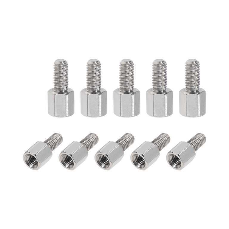20 Pièces Entretoises Hexagonales Laiton M3 50+6mm - Mâle/Femelle Pour PCB, électronique