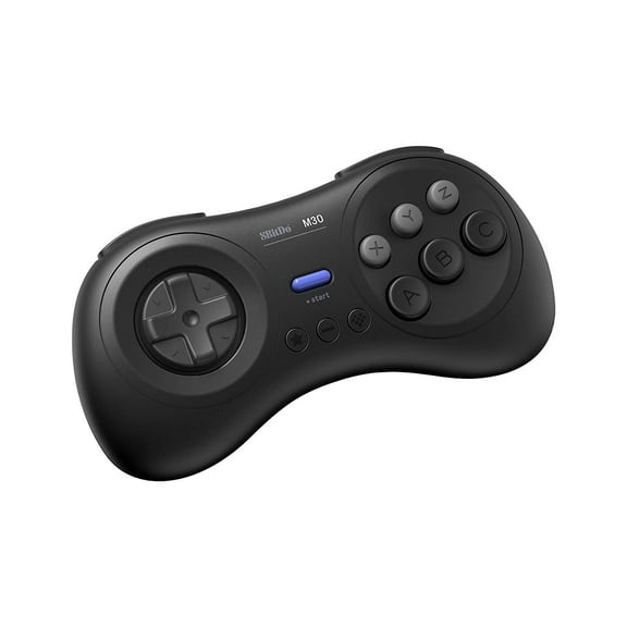 M30 Bluetooth Controller for , Windows and Android, 6-Button Layout SEGAs Classic Games (Black)