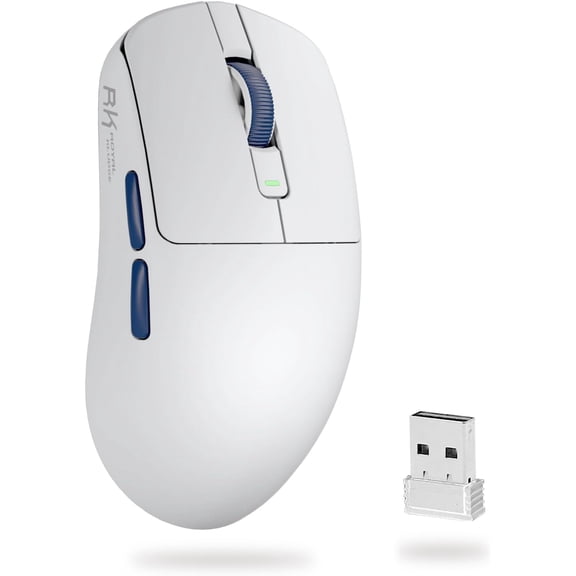 M30  Gaming , 24000 DPI, 43g -Lightweight, PAW3311 Sensor, 2.4G//-C    with 5 Programmable Buttons for PC/, White