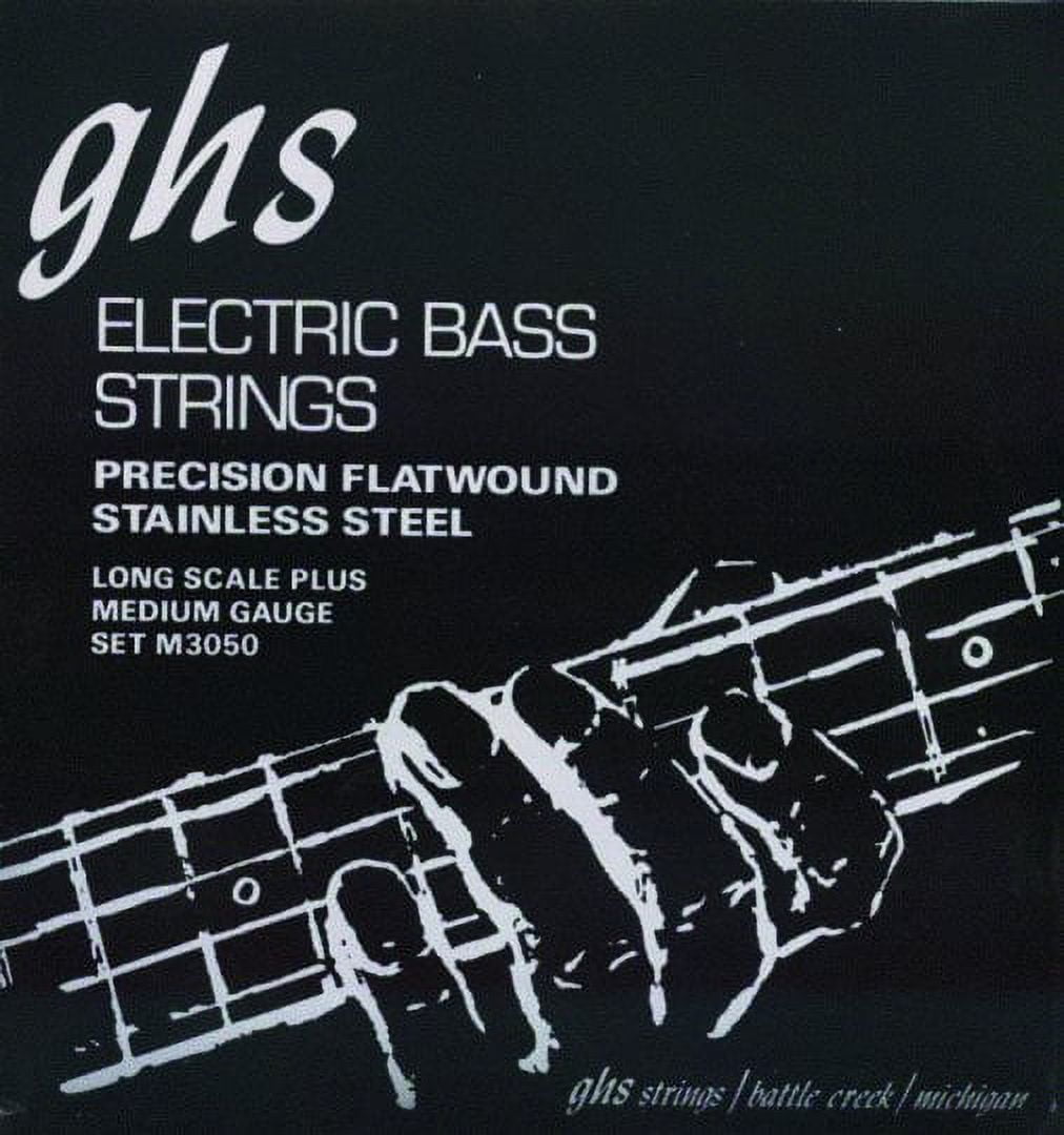 M3050 GHS Flatwound Medium Electric Bass Strings