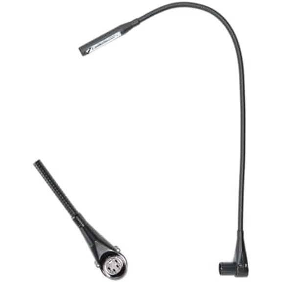 M32 24 inch 2 watt Right Angle XLR 4PIN Mixer LED Light gooseneck lamp for Midas M32 Mixer and BEHRINGER X32 Compact Mixer,Strong and Flexible gooseneck$$Music