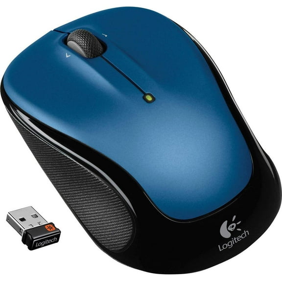 M325 Wireless Mouse 2.4 GHz Frequency/30 ft Wireless Range, Left/Right Hand Use, Blue