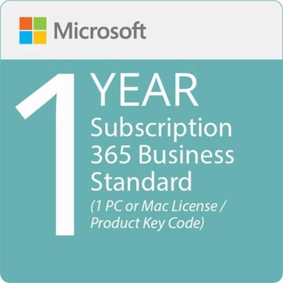 M365 Business Standard License for 1 PC or Mac with 12-Month Subscription
