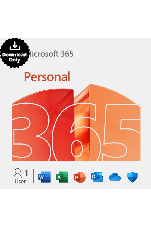 365 Personal (1-User License / 12-Month Subscription / Download)