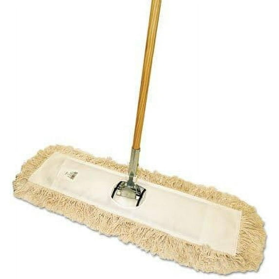 M365C Cut-End Dust Mop Kit 36 x 5 60-Inch Wood Handle Natural