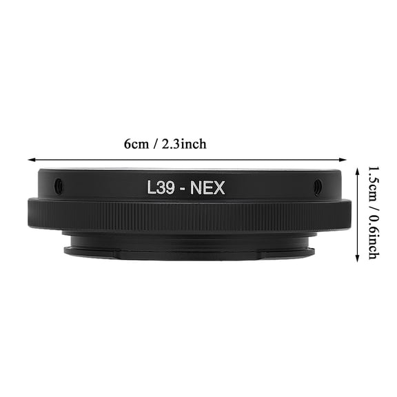 M39/L39 to NEX Lens Adapter, Manual Focus Control Ring, Durable Metal Construction for  Cameras