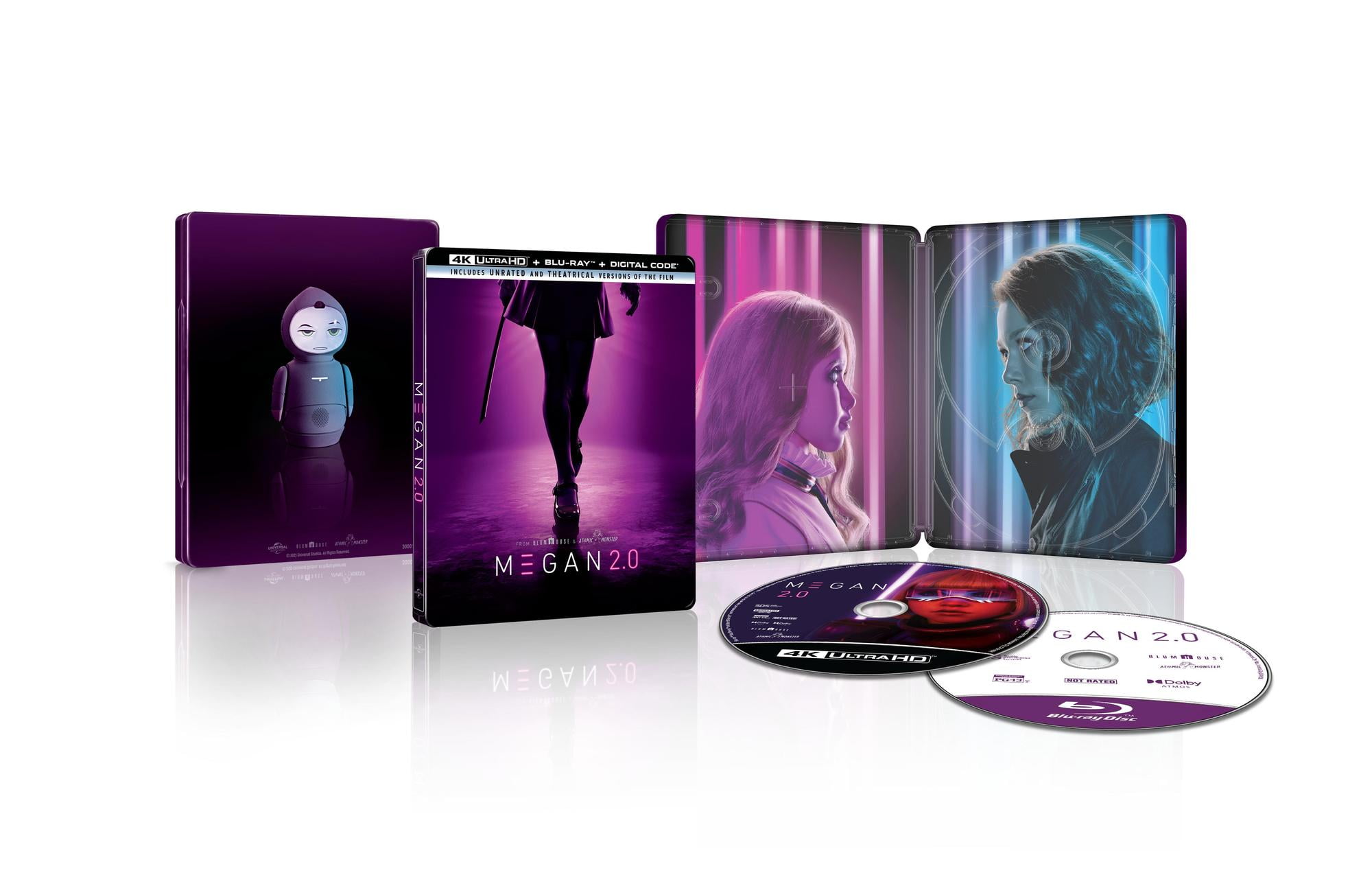 M3GAN 2.0 (Steelbook) (4K Ultra HD + Blu-ray + Digital Copy) Universal, Horror