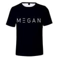 thumbnail image 1 of M3GAN Horror Film Merch T-shirt Women Men Crewneck Short Sleeve Tee Cosplay Clothes, 1 of 4