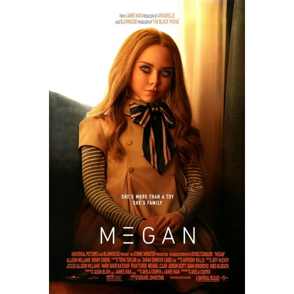 M3Gan Megan Movie Poster 24"x36" 24inx36in