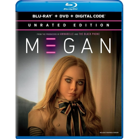 M3gan (Blu-ray + DVD + Digital Copy) Horror/Thriller/Sci-Fi