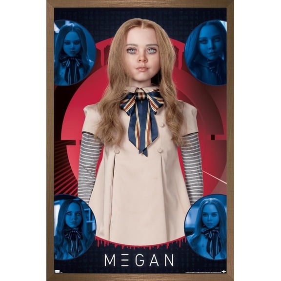M3gan - Collage Wall Poster, 22.375" x 34" Framed