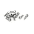 thumbnail image 1 of M3x10mm Thread T10 Torx Drive 304 Stainless Steel Torx Socket Cap Screw 10pcs, 1 of 2