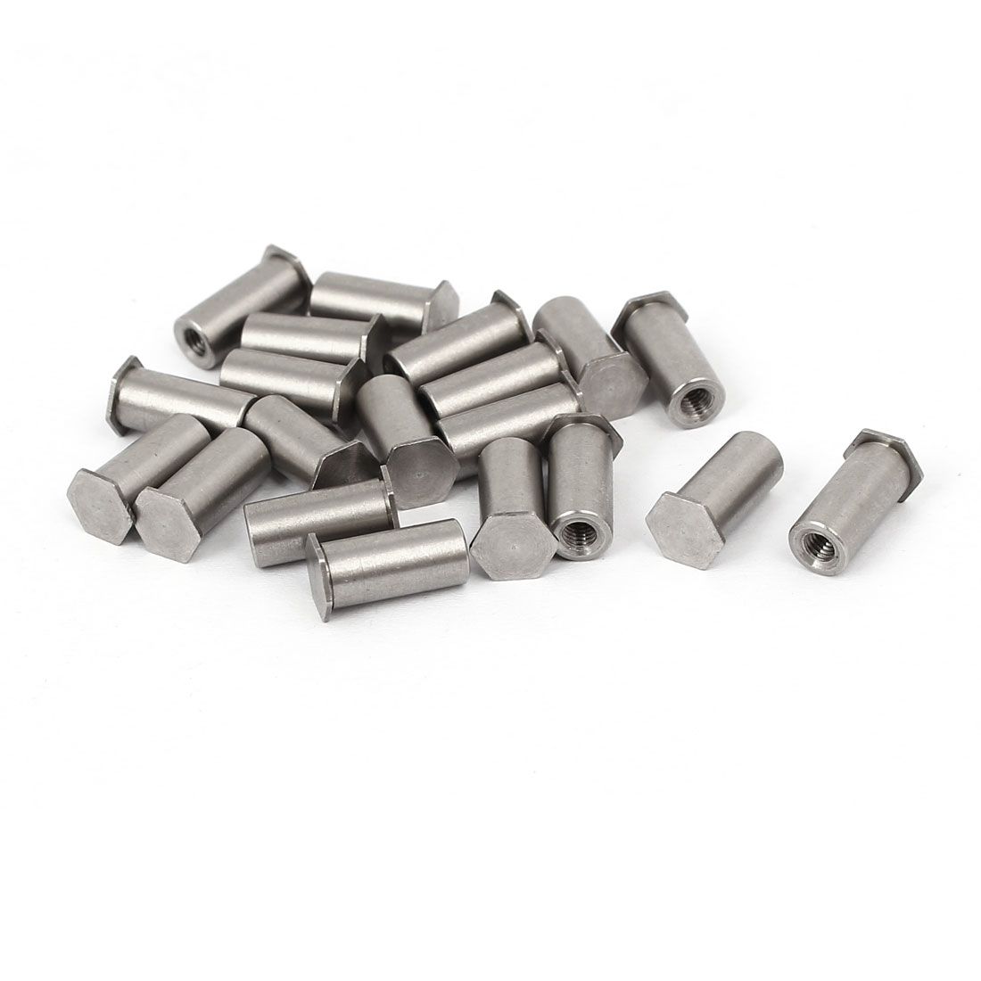 M3x12mm Blind Hole Hex Head 304 Stainless Steel Self Clinching Standoff 20pcs