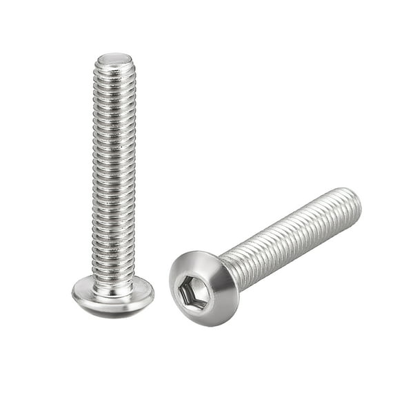 M3x20mm Machine Screws Hex Socket Round Head Screw 304 Stainless Steel Fasteners Bolts 20 pcs