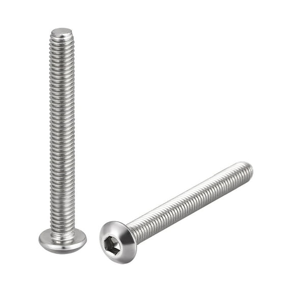 M3x25mm Machine Screws Hex Socket Round Head Screw 304 Stainless Steel Fasteners Bolts 50 pcs