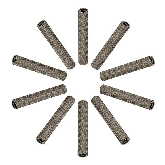 M3x30mm Aluminum Standoff with Mesh Texture Column Spacer for RC Airplane FPV Quadcopter CNC Grey 10PCS