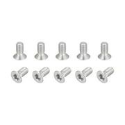 M3x6mm Torx Security Machine Screws, 20 Pack 316 Stainless Steel Countersunk Head Tamper Proof Screw Fasteners Bolts