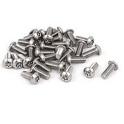 M3x8mm 304 Stainless Steel Button Head Torx Security Machine Screws 30pcs