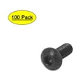 thumbnail image 1 of M3x8mm Thread 10.9 Alloy Steel Button Head Hex Socket Cap Screw Bolt 100Pcs, 1 of 4