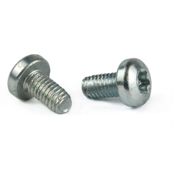 M4-0.7 x 10 mm Trilobe Thread Forming Screws for Metal / Six-Lobe (Torx®) / Pan Head / Steel / Zinc / DIN7500CE - 1000 Piece Carton