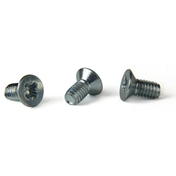 M4-0.7 x 16 mm Trilobe Thread Forming Screws for Metal / Pozi / Flat Head / 18-8 Stainless Steel (A2) / DIN7500M - 2000 Piece Carton