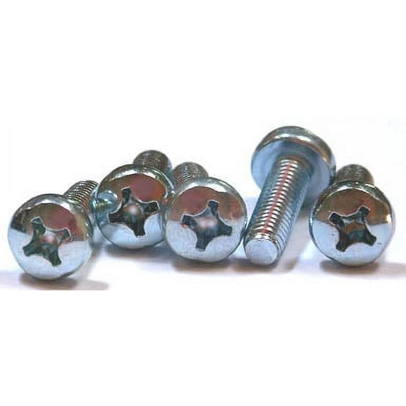 M4-0.7 x 4 mm Machine Screws / Phillips / Pan Head / Steel / Zinc / DIN7985A - 3000 Piece Carton