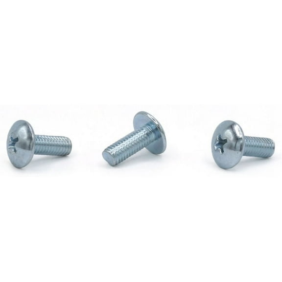 M4-0.7 x 8 mm Machine Screws / Phillips / Truss Head / Steel / Zinc / JISB1111 - 10000 Piece Carton