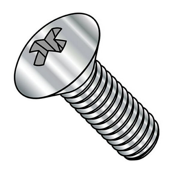 M4-0.7X20 Din 966 Metric Phillips Oval Machine Screw Full Thread A2 Stainless Steel (Pack Qty 4,000) BC-M420D966A2