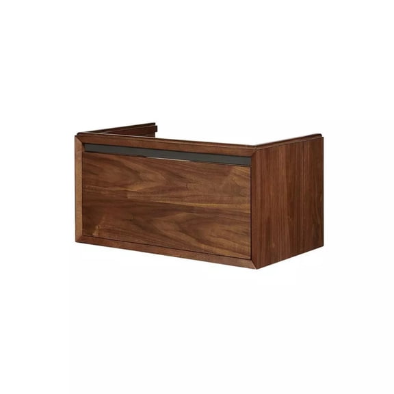 M4 30X18" WALL MOUNT VANITY - NATURAL WALNUT