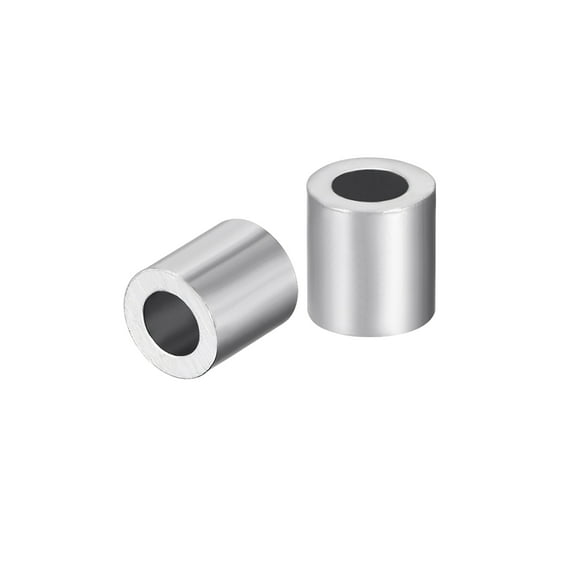 M4 Aluminum Sleeve Crimp Tool 4mm Steel Wire Rope Button Stop 30 Pcs