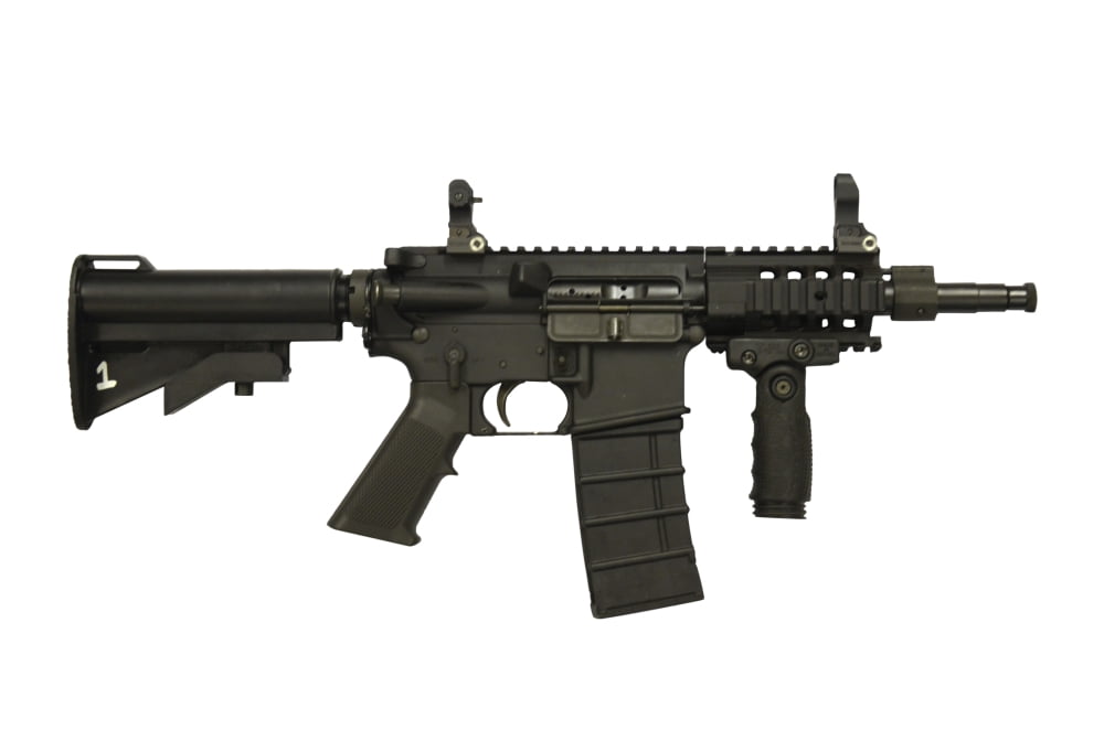 M4 Carbine 556mm micro variant Canvas Art - Andrew ChittockStocktrek Images (35 x 23)