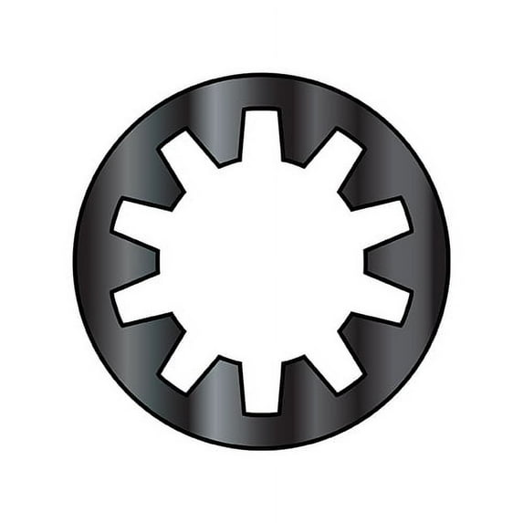 M4 Din 6797J Metric Internal Tooth Lock Washer Black Oxide and Oil (Pack Qty 10,000) BC-M4D6797JB
