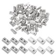 thumbnail image 1 of M4 Half Round Roll in Spring T Nuts 4040 Series Carbon Steel T Slot Spring Nuts Silver, 50 Pcs, 1 of 7