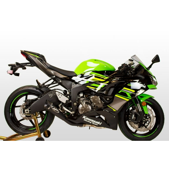 M4 Performance Exhaust Full System with GP19 Muffler compatible with 2009-2024 Kawasaki ZX-6R ZX6R Ninja KA6982-GP19