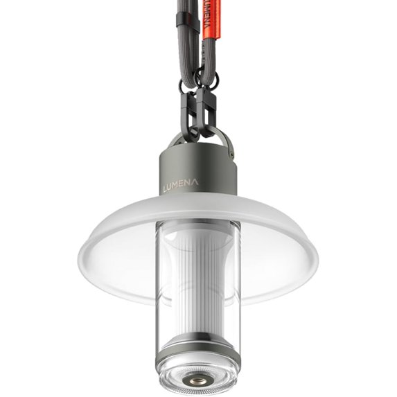 M4 Portable LED Lantern | Rechargeable Camping Light, Water-Resistant, 3350mAh Battery, Adjustable Brightness & Modes, Magnetic, Durable for Outdoor Emergency Use (Platinum Khaki)