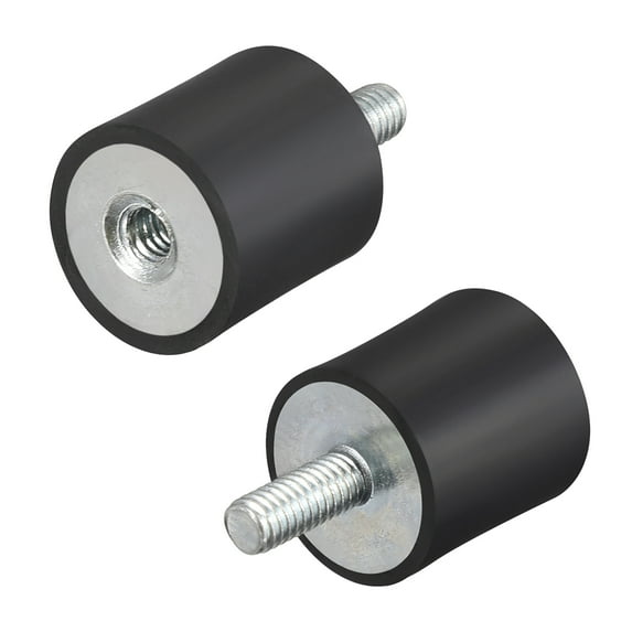M4 Rubber Mounts Shock Absorber Anti Vibration Isolators 15 x 15mm 4pcs