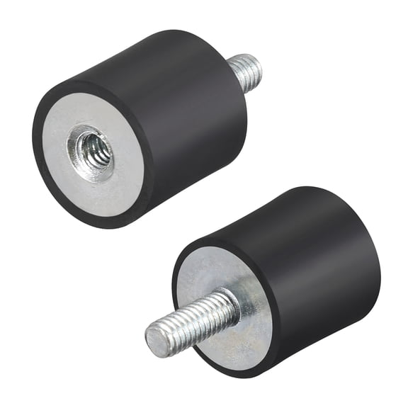 M4 Rubber Mounts Shock Absorber Anti Vibration Isolators 15 x 15mm 4pcs