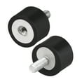 thumbnail image 1 of M4 Rubber Shock Absorber Anti Vibration Isolators 15 x 10mm Black 2pcs, 1 of 5